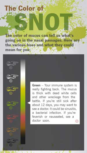 Mucus Color Chart Nasal